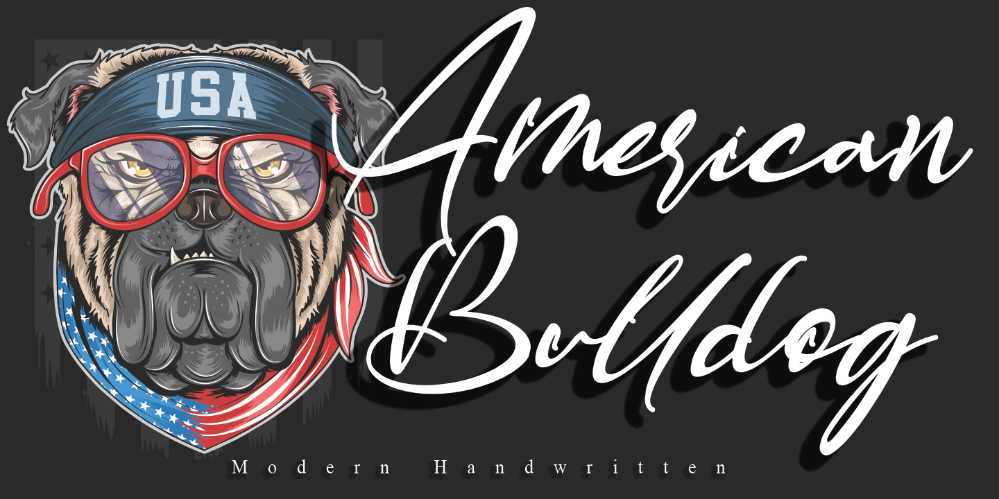 Example font American Bulldog #1